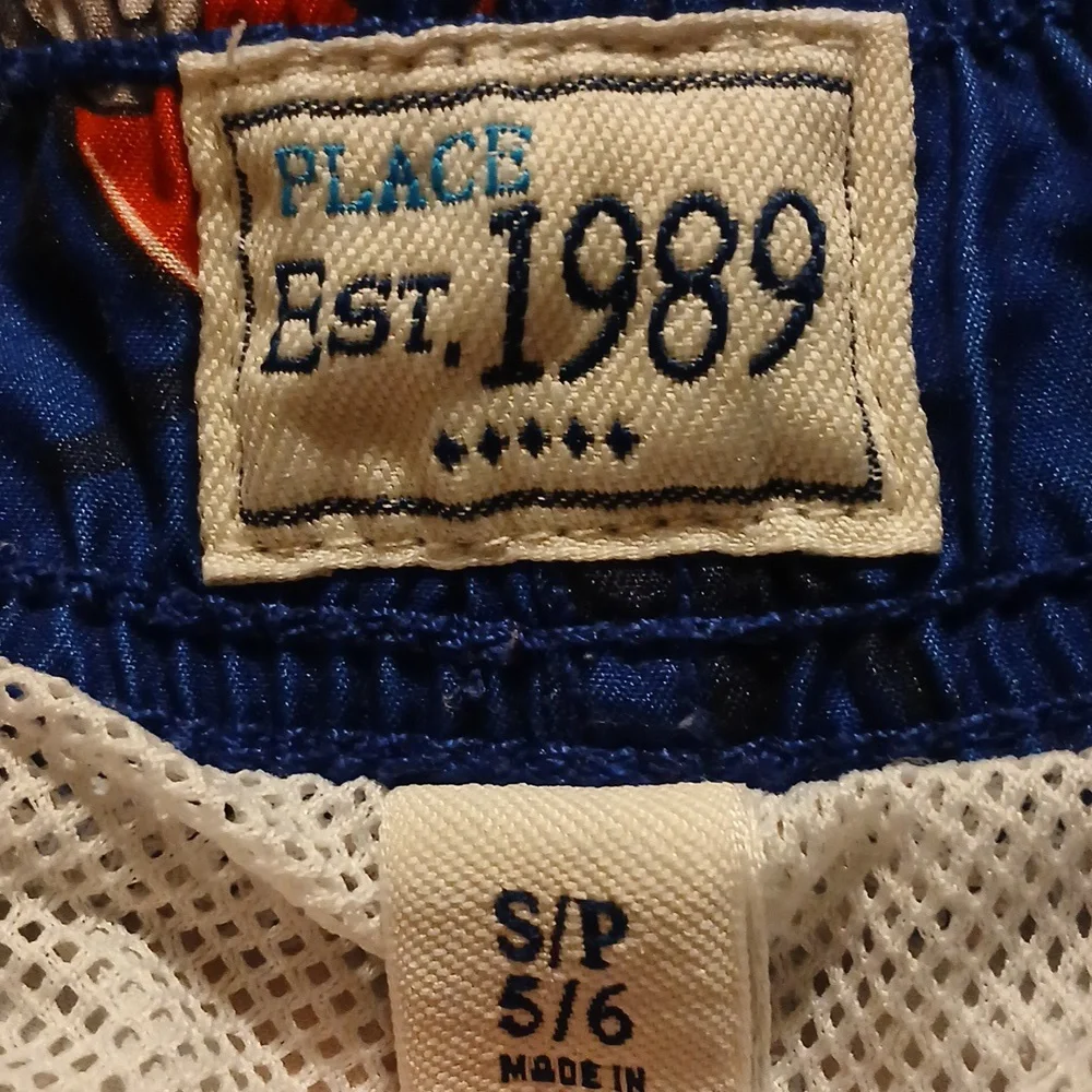 The Children's Place Pirate Lobster Boys Swim Trunks S